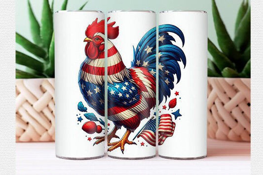 Patriot Rooster 20 Oz Tumbler