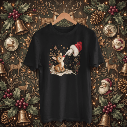 Santa's Rudolph Boop! – Adult Christmas T-Shirt