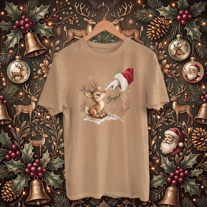 Santa's Rudolph Boop! – Adult Christmas T-Shirt