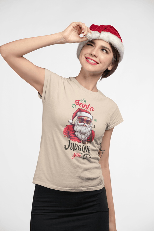 Santa Is Judging You - Ladies Fit