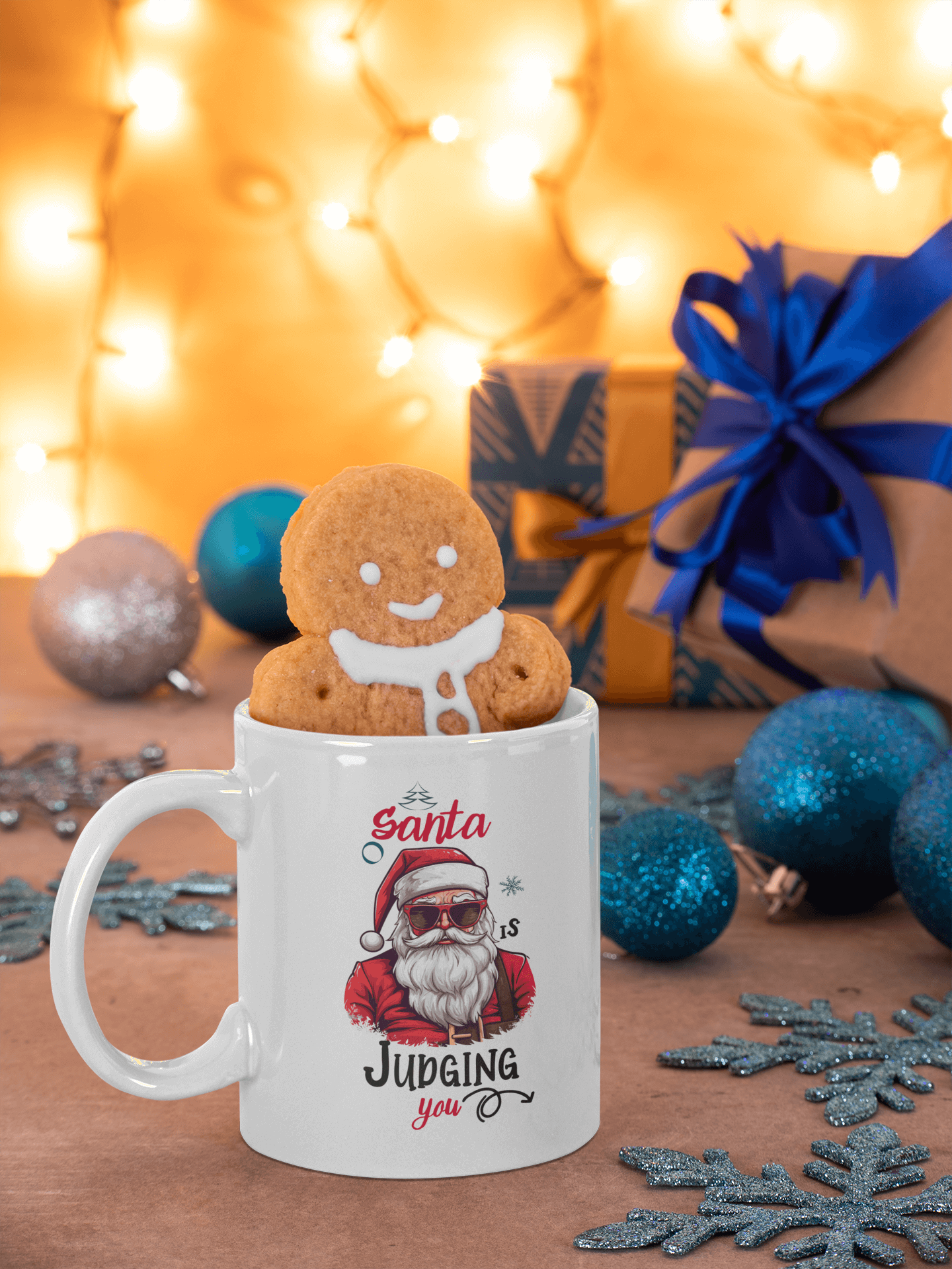 Santa Is Judging You - Mug