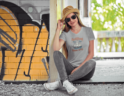 Spilling the Tea Since 1773 - Ladies V-Neck