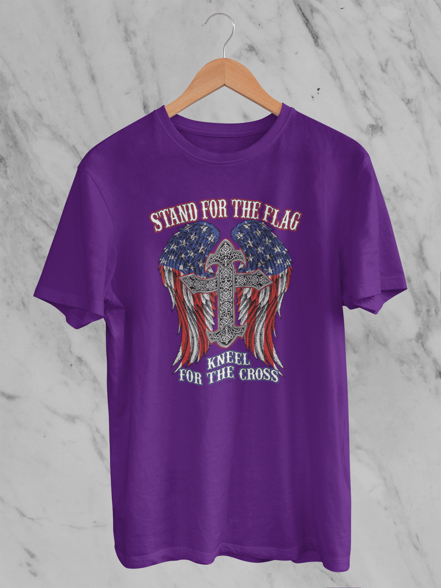 Stand for the Flag Winged Cross - Unisex