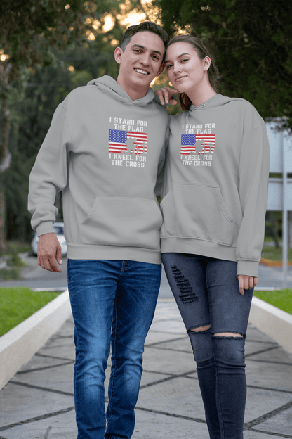 I Stand for the Flag, I Kneel for the Cross – Hoodie