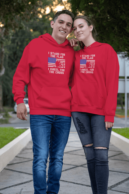 I Stand for the Flag, I Kneel for the Cross – Hoodie