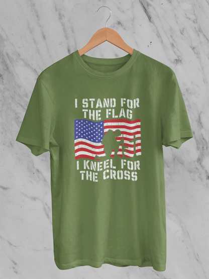 I Stand for the Flag, I Kneel for the Cross - T-Shirt