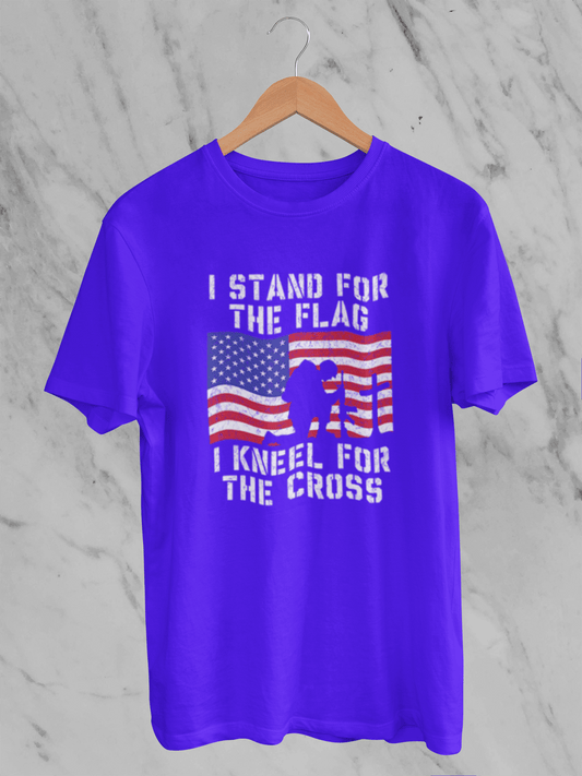 I Stand for the Flag, I Kneel for the Cross - T-Shirt