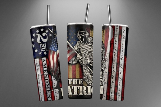 The 2A Patriot Flag 20 Oz Tumbler