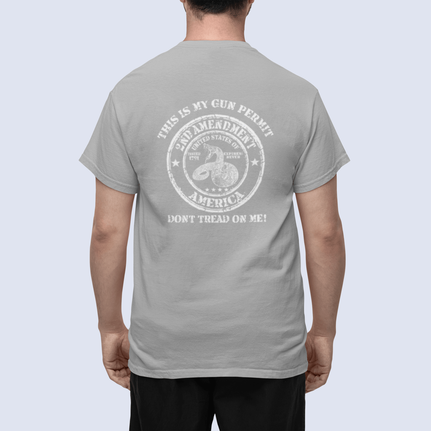 My Gun Permit - Don't Tread On Me -  T-Shirt