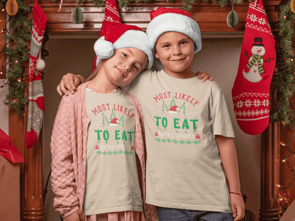 Most Likely To Eat Santa's Cookies - T-Shirt