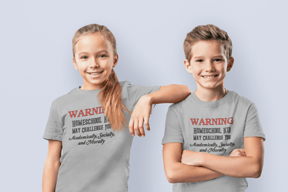 Warning Homeschool Kid Unisex Youth