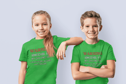 Warning Homeschool Kid Unisex Youth