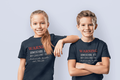 Warning Homeschool Kid Unisex Youth