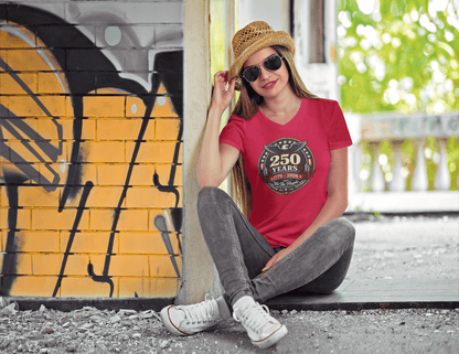 We The People: 250-Year Emblem - Ladies V-Neck