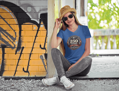 We The People: 250-Year Emblem - Ladies V-Neck