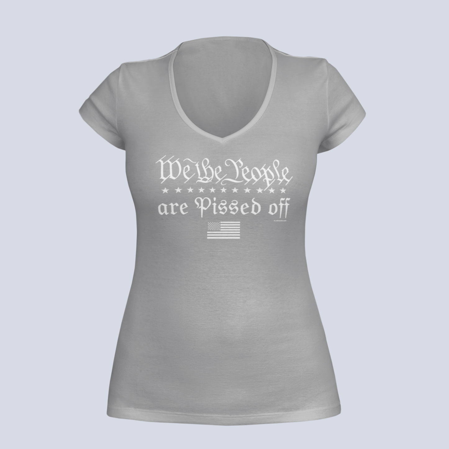 We the People... Are Pissed Off - Ladies V-Neck T-Shirt