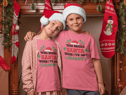 Who Needs Santa - GRANNY - Kids T-Shirts