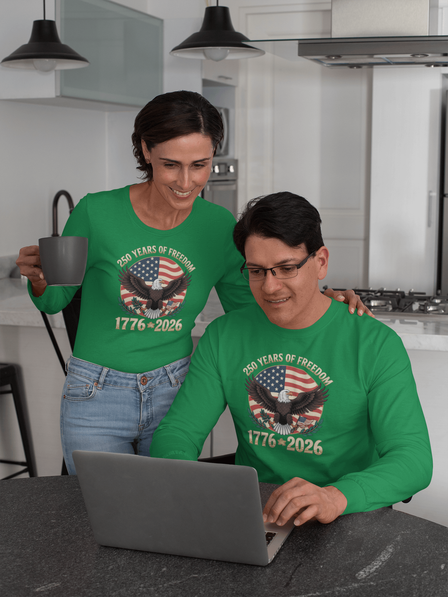 Wings of Freedom: The 250-Year American Legacy - Long Sleeve