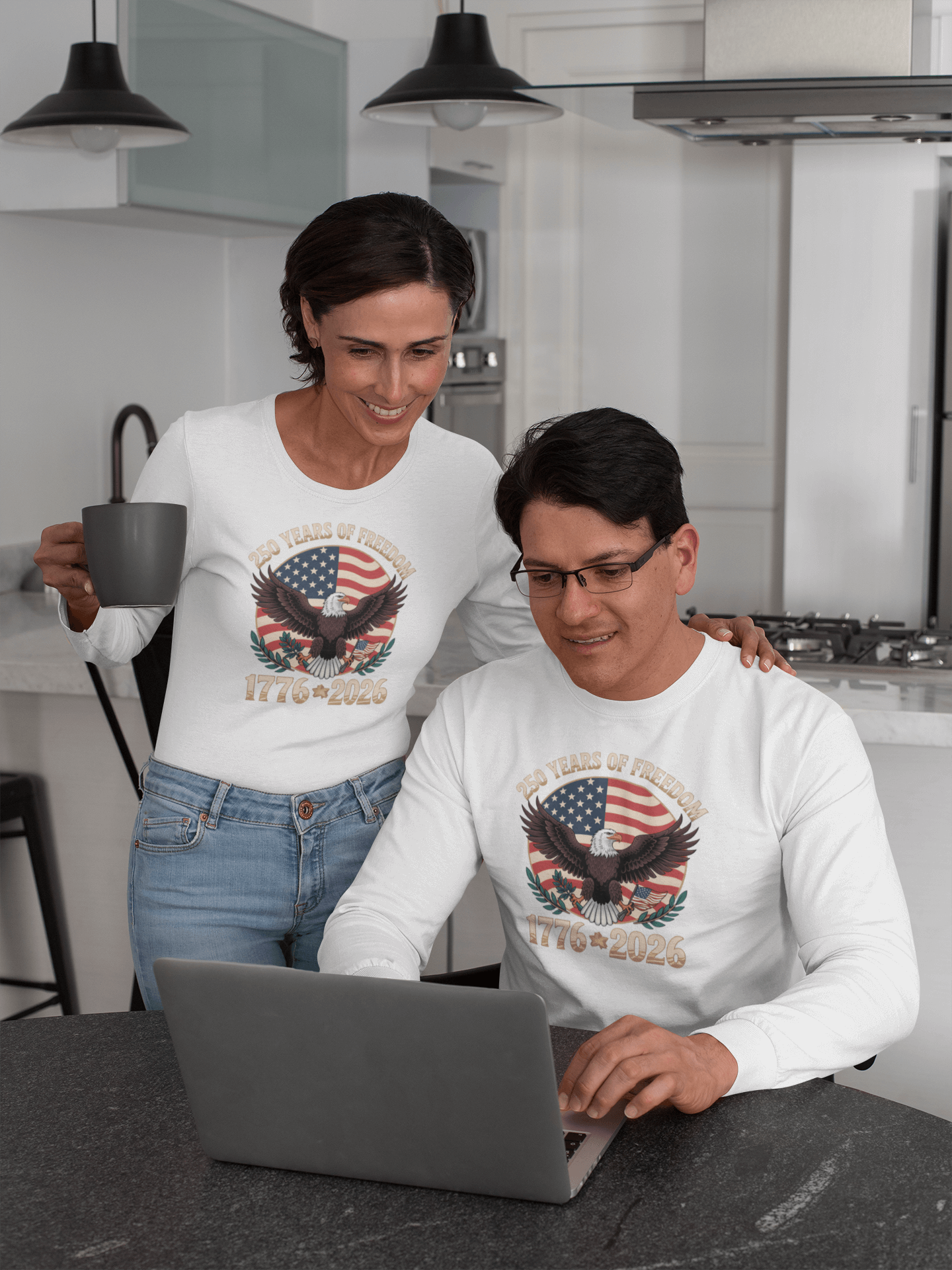 Wings of Freedom: The 250-Year American Legacy - Long Sleeve