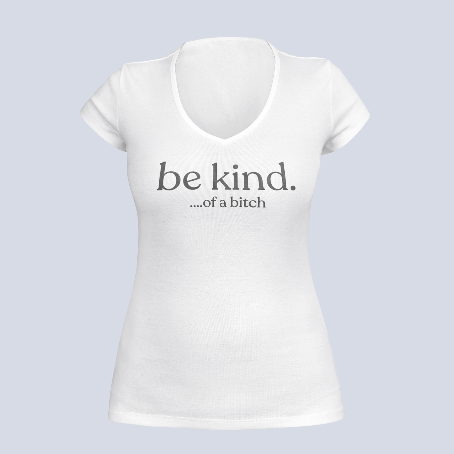 Be Kind...of a Bitch T-Shirt - Ladies V-Neck