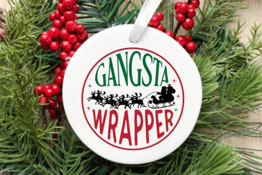 Gangsta Wrapper - Ornament